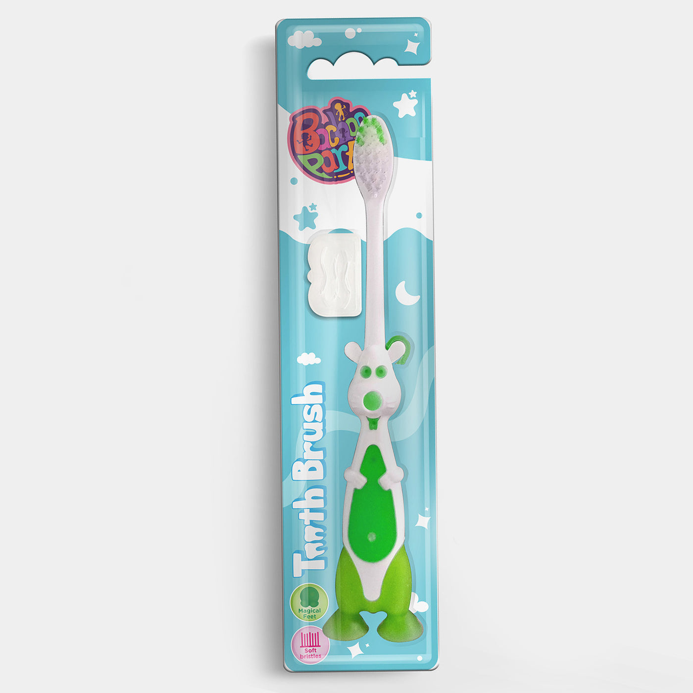 Toothbrush Magic Kangaroo For Kids-P.GREEN