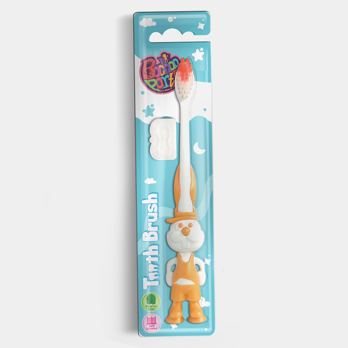 Toothbrush Magic Rabbit For Kids-ORANGE