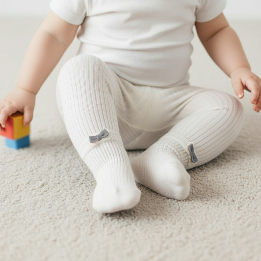 Girls Cotton Tights W/Socks