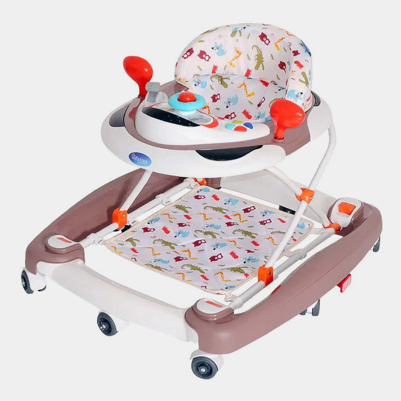 Baby Walker 2in1 (Infantes) 8877 Brown