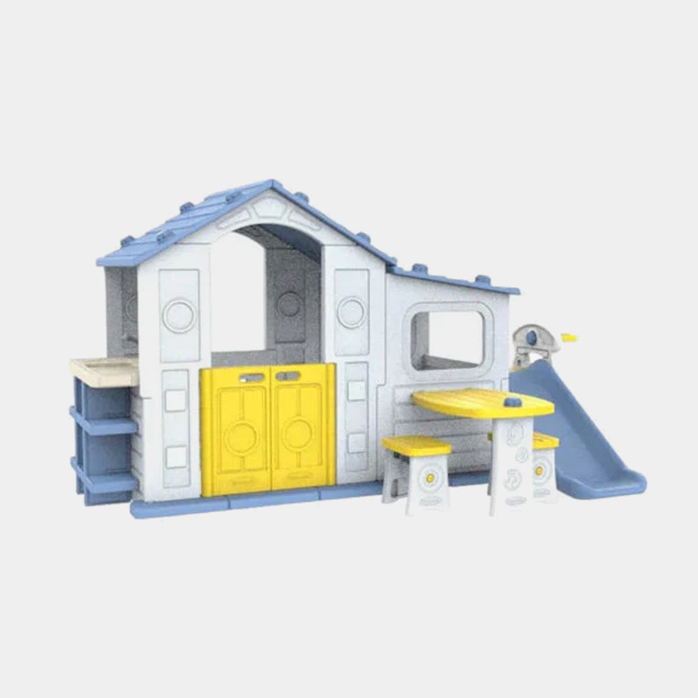Luxury Style Children's 2 In 1 Playhouse & Slide For kids