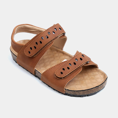 Casual Strap Sandal For Boys - Camel