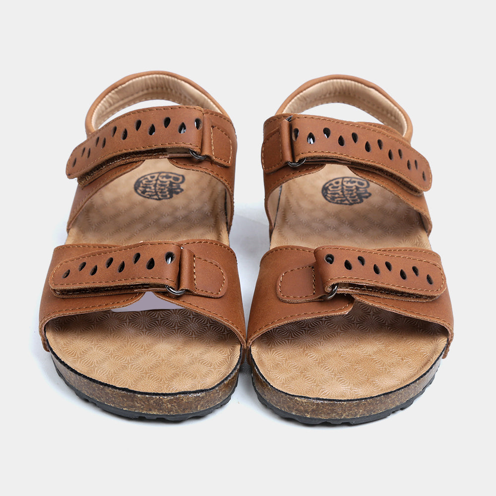 Casual Strap Sandal For Boys - Camel