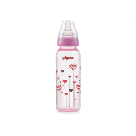 FLEXIBLE FEEDER CLEAR RPP 240 ML PINK