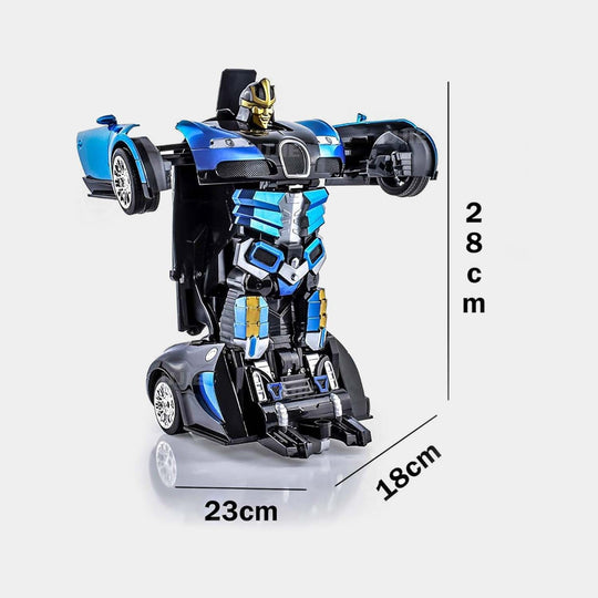 TRANSFORMER REMOTE CONTROL CAR WITH LIGHT & MUSIC