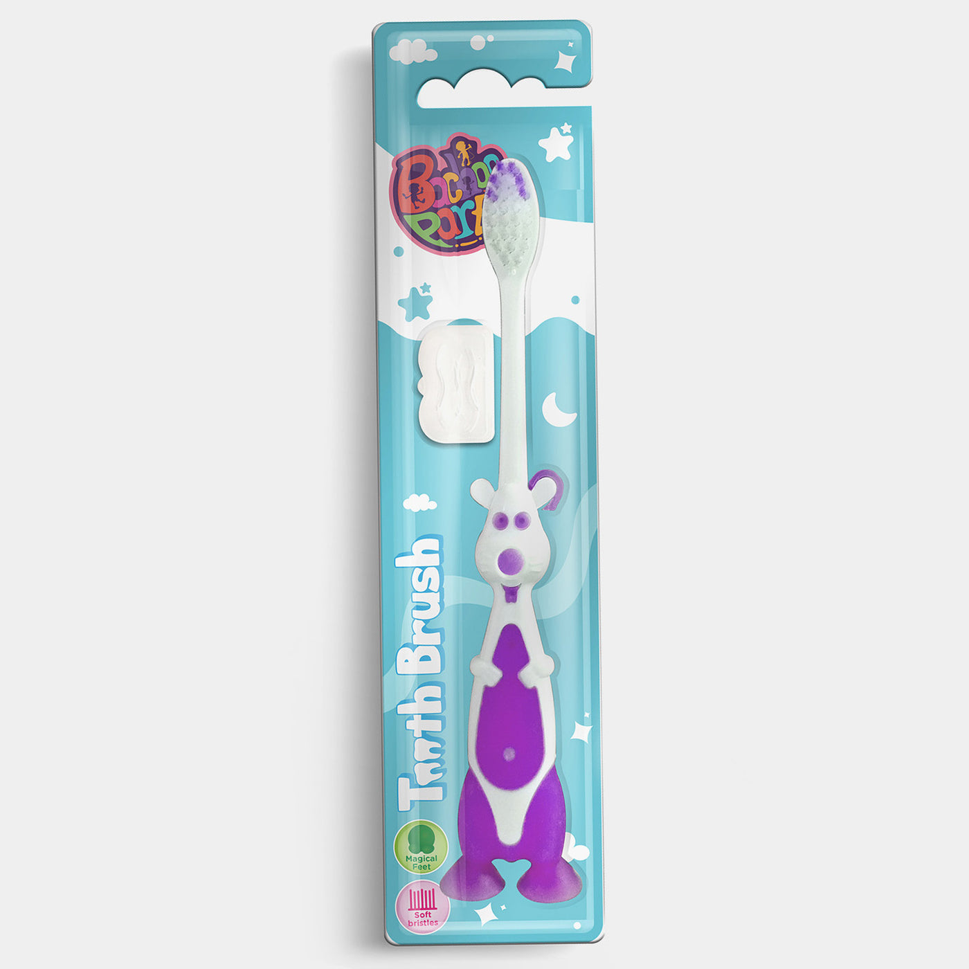 Toothbrush Magic Kangaroo For Kids-PURPLE