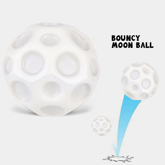 MOON BALL BOUNCY TOY FOR KIDS - MULTICOLOR (ASSORTED)