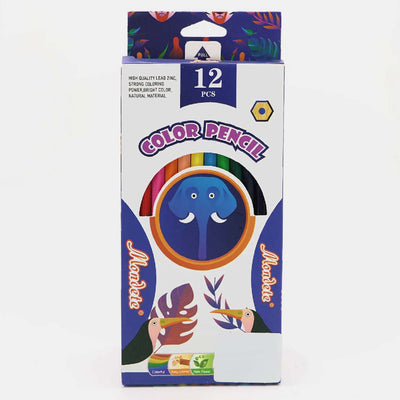 Color Pencil Mondete 12 Color FOR KIDS