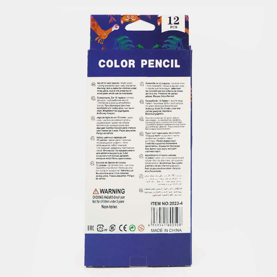 Color Pencil Mondete 12 Color FOR KIDS