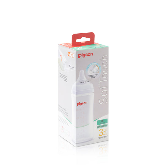 SOFTOUCH 3 WN FEEDER PP 240ML LOGO