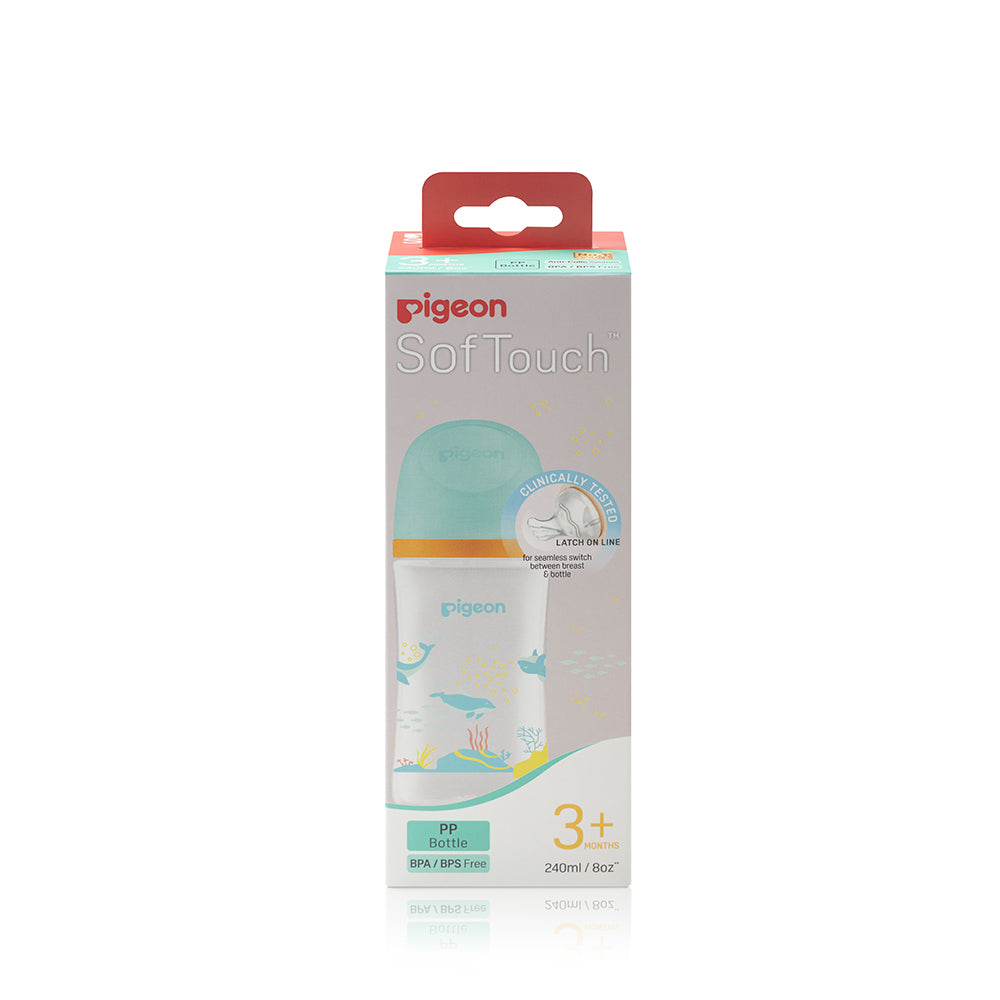 SOFTOUCH 3 WN FEEDER PP 240ML DOLPHIN