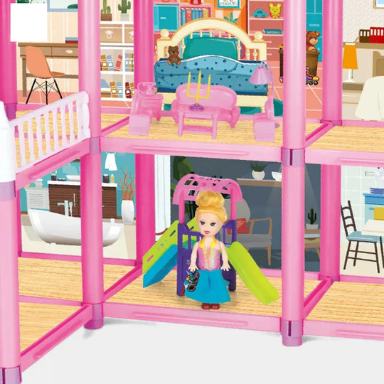 DIY Doll House Play Set for Kids
