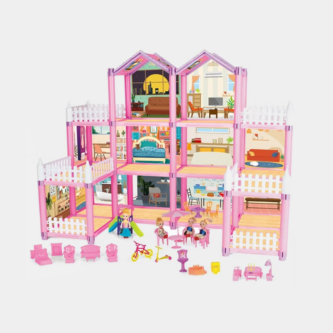 DIY Doll House Play Set for Kids