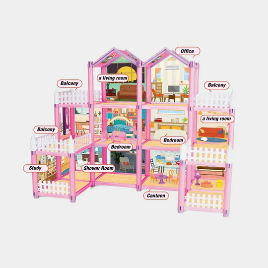 DIY Doll House Play Set for Kids