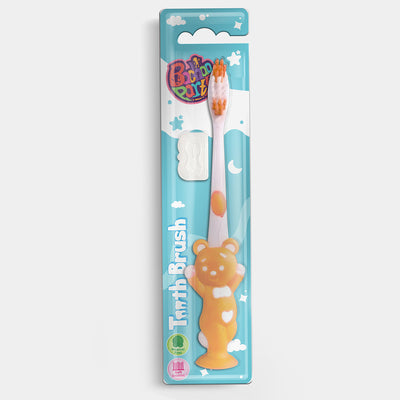 Toothbrush Magic Feet Bear For Kids-ORANGE