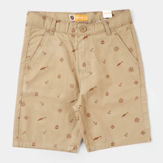 Boys Cotton Short Nautical - KHAKI