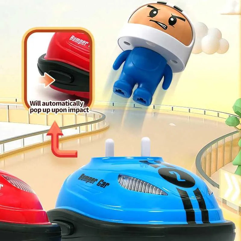 Remote Control Bumper Dodging Collision Cars - 2 Players Battle Game