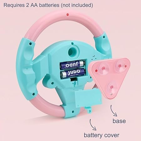 Simulated Steering Wheel Musical Toy for Kids