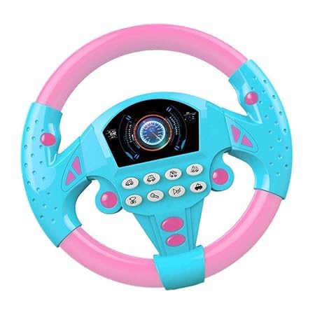 Simulated Steering Wheel Musical Toy for Kids