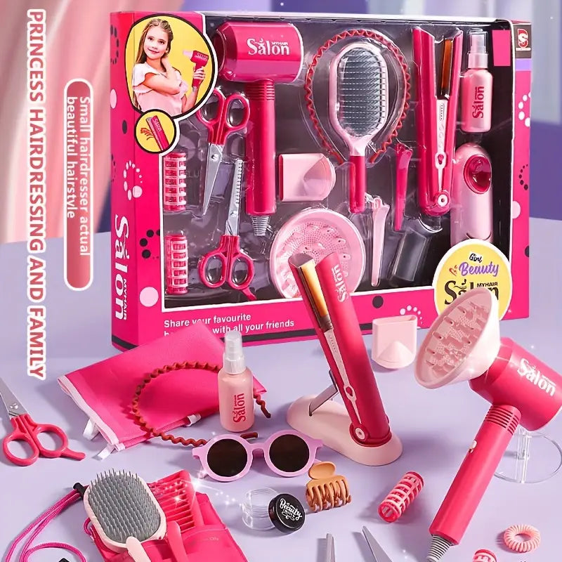 Hair Salon Play Set Toy For Girls