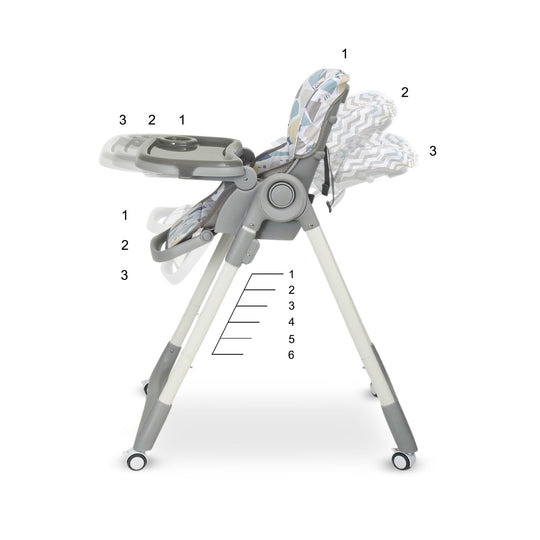Tinnies Adjustable High Chair T024-A