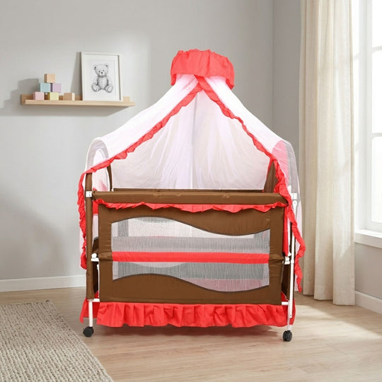 Metal Cot 569A Red