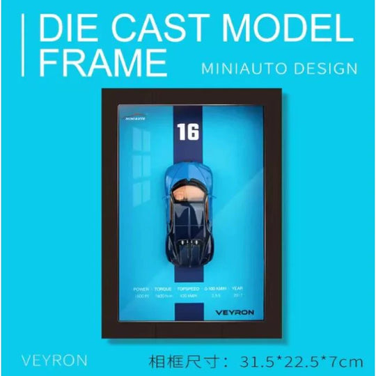 3D Framed Die Cast Model Car