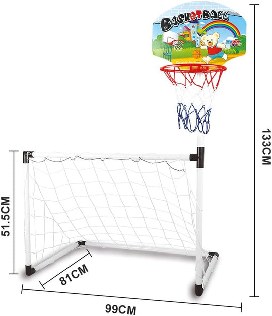 2 In 1 Sports Football & Basketball Play Set