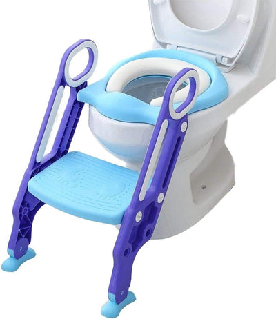 Foldable Ladder Training Seat - Blue