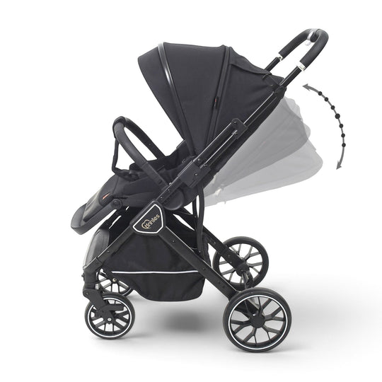 Stroller With Reversible Handle & Seat Black T110-016