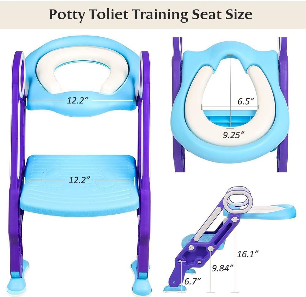 Foldable Ladder Training Seat - Blue