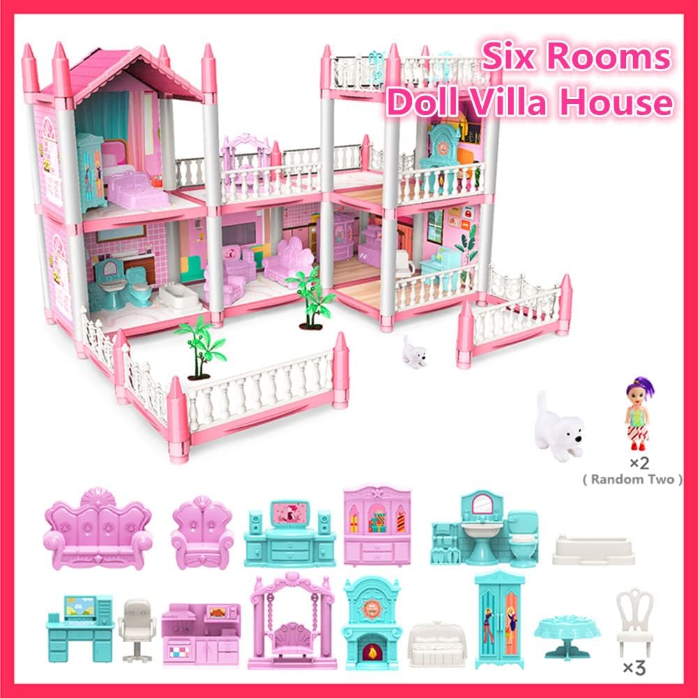 Girls Beautiful DIY Villa for kids