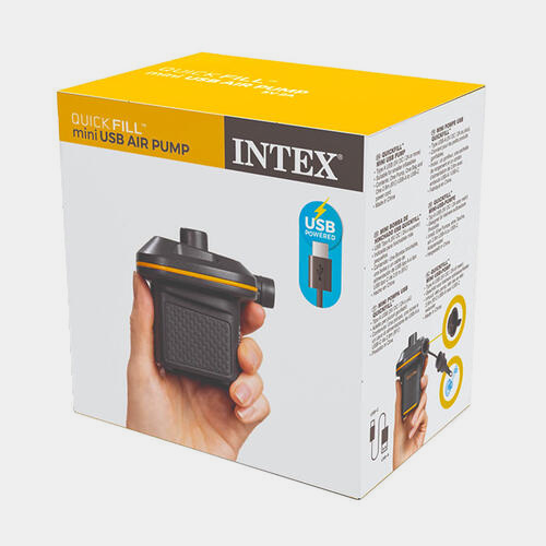 INTEX Mini Quick Fill USB Powered Air Pump ( 4.25" x 4.25" x 3" )