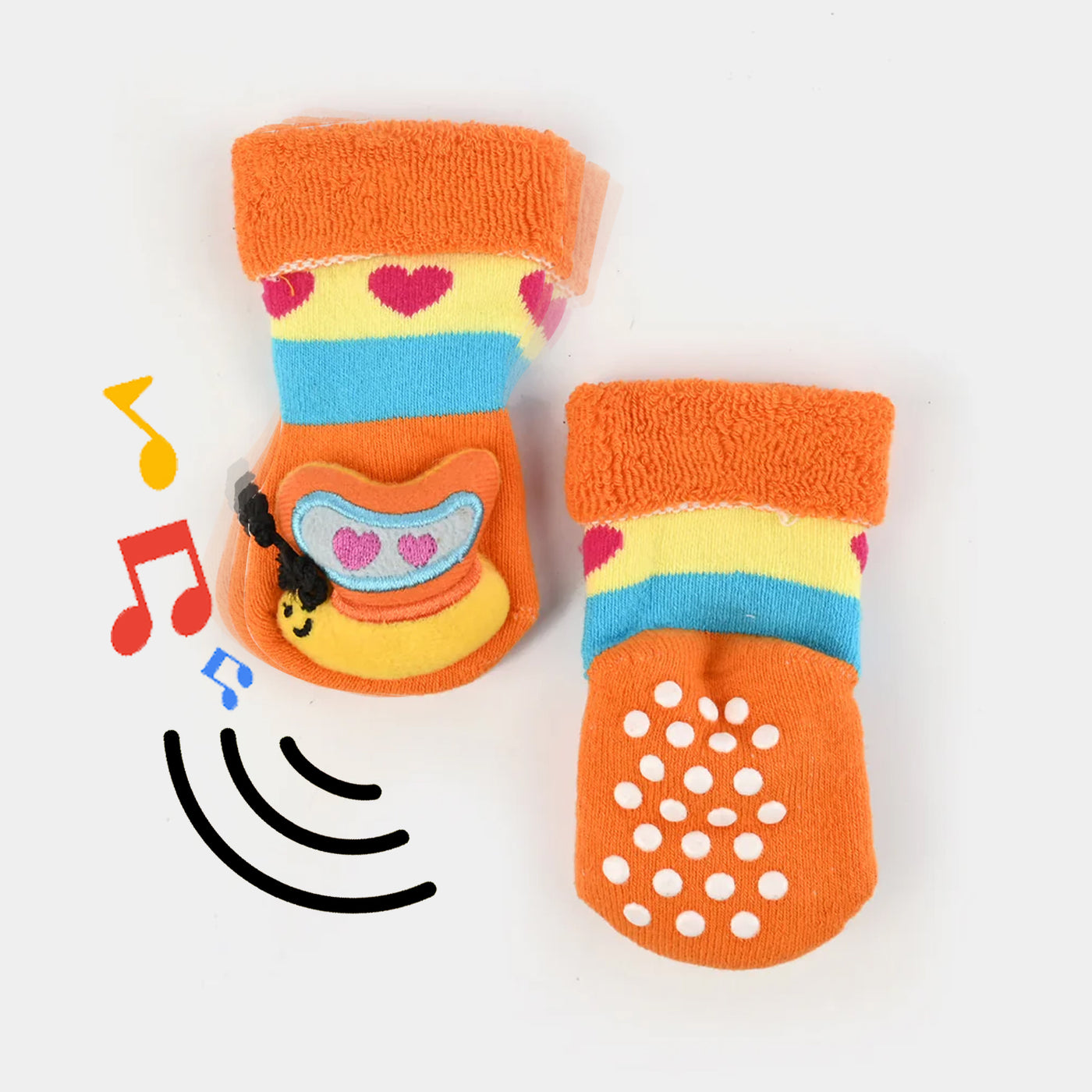 Baby Socks With Rattle