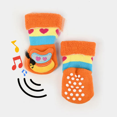 Baby Socks With Rattle