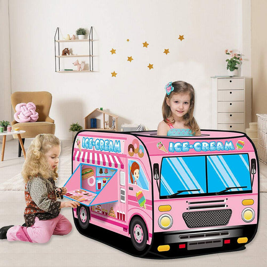 Princess Ice-Cream Pop Up Play Tent House for Kids