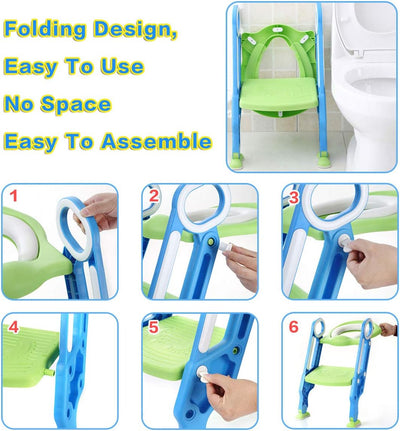 Foldable Ladder Training Seat - Green