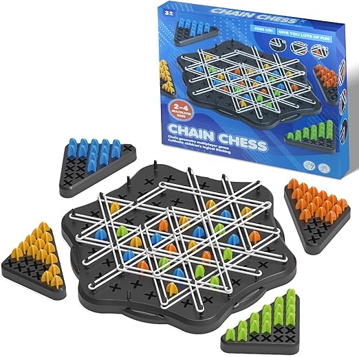 Chain Logic Chess Triggle Rubber Band Multiplayer Game