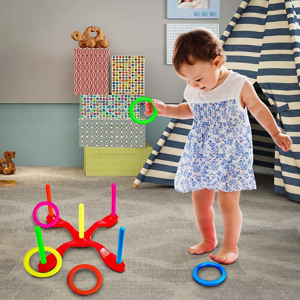 Kids Fun Ring Toss Play Game