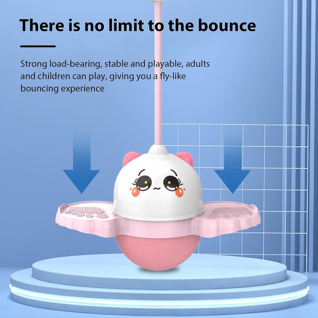 Jumping Stick Balance & Bouncing Ball Toy for Kids