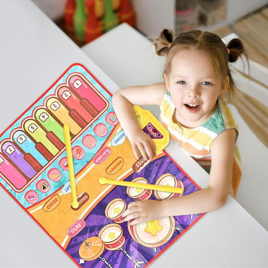 Musical Play Mat Multiple Instruments Sound Effects