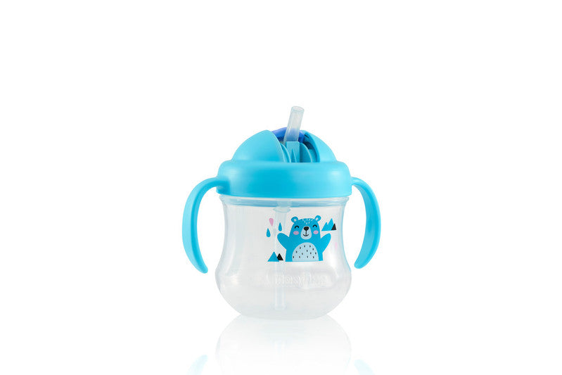 PIGEON MAG MAG STRAW CUP MATTE BLUE