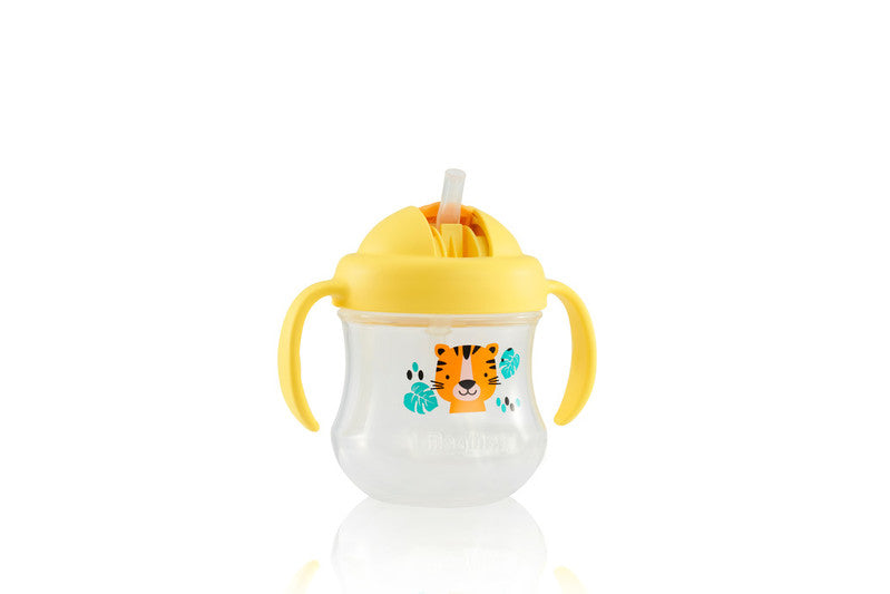 PIGEON MAG MAG STRAW CUP MATTE YELLOW
