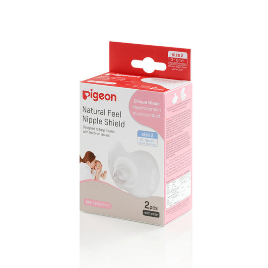 NATURAL FEEL NIPPLE SHIELD SIZE 2 (M)