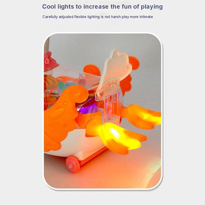 Transparent Gear Swan With Light & Music For Kids