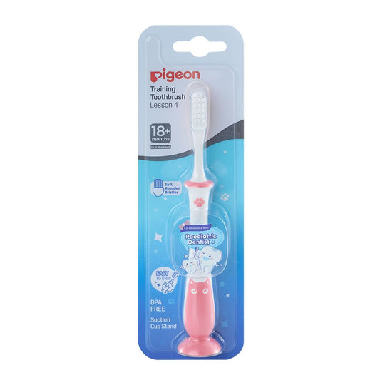 TRAINING TOOTHBRUSH LESSON 4 PINK