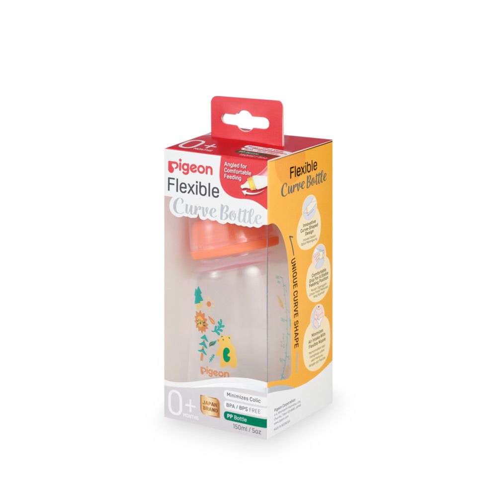 CURVE NURSING BOTTLE PP 150ML FOREST