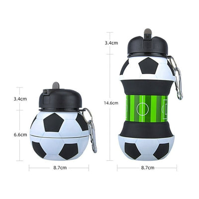 Silicone Foldable Sports Water Bottle For Kids