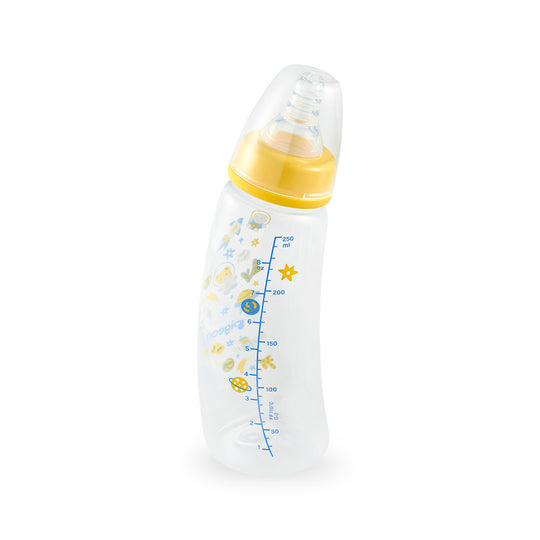 CURVE NURSING BOTTLE PP 250ML SPACE