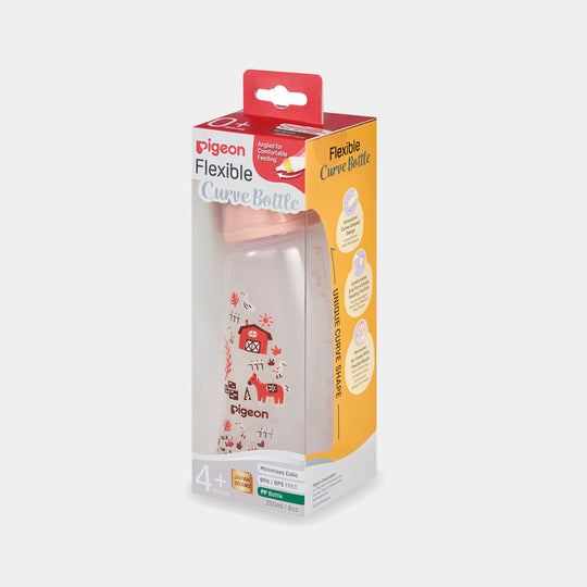 CURVE NURSING BOTTLE PP 250ML FARM
